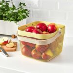 سبد فلزی ایکیا RISATORP مناسب نگهداری میوه و سبزیجات