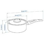 ماهیتابه درب دار ایکیا مدل HEMLAGAD